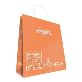 IMMORTAL I'M VEGAN PAPER BAG